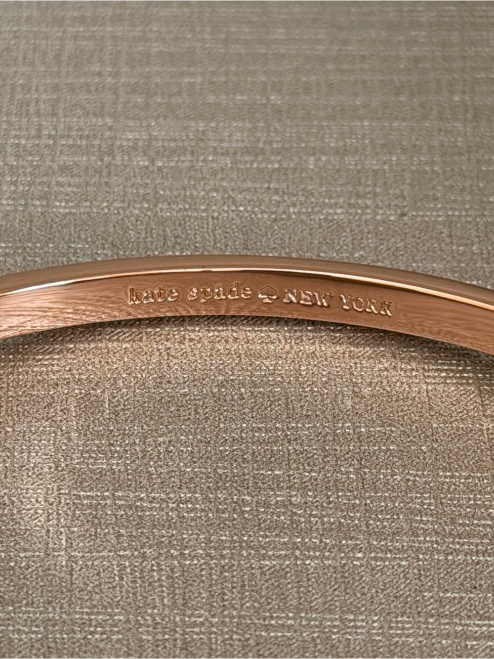 Kate Spade Rose Gold Bow Bangle Bracelet and Ring - Picture 2 of 4